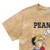 Mens Peanuts Snoopy Tiedye Shirt - Snoopy, Linus, & Charlie Brown - Throwback Classic Tie Dye T-Shirt - 3 of 4