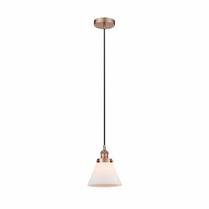 Cone - 1 Light Mini Pendant In Industrial Style-9.75 Inches Tall and 7.75 Inches Wide - 1 of 1