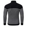 Men's Striped Turtleneck Sweater Casual Pullover Slim Fit Ribbed Knitted Sweater - 3 of 4