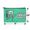 Adventure Time Bmo Play Video Games Makeup Cosmetic Bag Organizer Pouch - 4 of 4