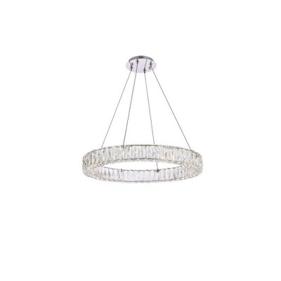 Elegant Lighting Monroe 1 - Light Pendant in  Chrome