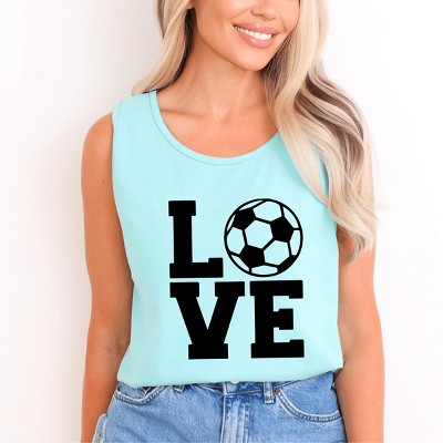 Simply Sage Market Love Soccer Garment Dyed Tank