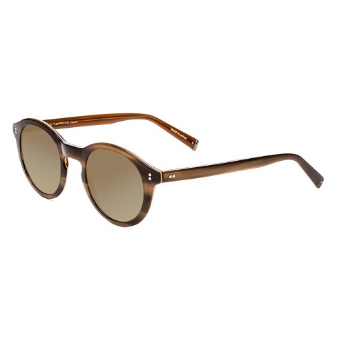 John Varvatos V519 Polarized Sun Or Bi-focal Sunglasses In Olive Horn ...