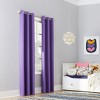 Sun Zero Blackout Riley Kids' Bedroom Grommet Curtain Panel - image 2 of 4