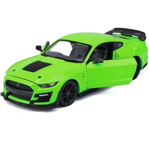 2020 Ford Mustang Shelby GT500 Bright Green 1/24 Diecast Model Car by Maisto - 1 of 3