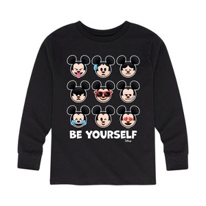Boys' - Disney - Be Yourself Long Sleeve Graphic T-Shirt - 1 of 4