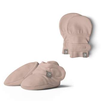 Goumikids Viscose From Bamboo + Organic Cotton Stay-on Mitts + Boots