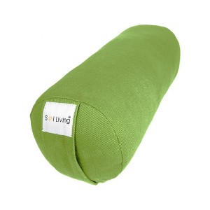 Sol Living Yoga Bolster Pillow with Removable Cover Rectangle - 1 of 4