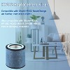 Nispira HP105 HP152 Filter Replacement for Shark NeverChange Air Purifier Part HE15FKPET 3-in-1 True HEPA Activated Carbon, 3 Packs - 2 of 4