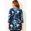 Catherines Women's Plus Size Suprema Feather Together Tee - 3 of 4