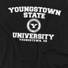 Youngstown State University Official Circle Logo Adult T-Shirt, Black - image 2 of 4