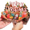 Paper Love 3D Pop Up Christmas Card, Jolly Merry Christmas Card for Him, Her, Kids, Adults, 5" x 7" Cover - Includes Envelope and Note Tag - 3 of 4