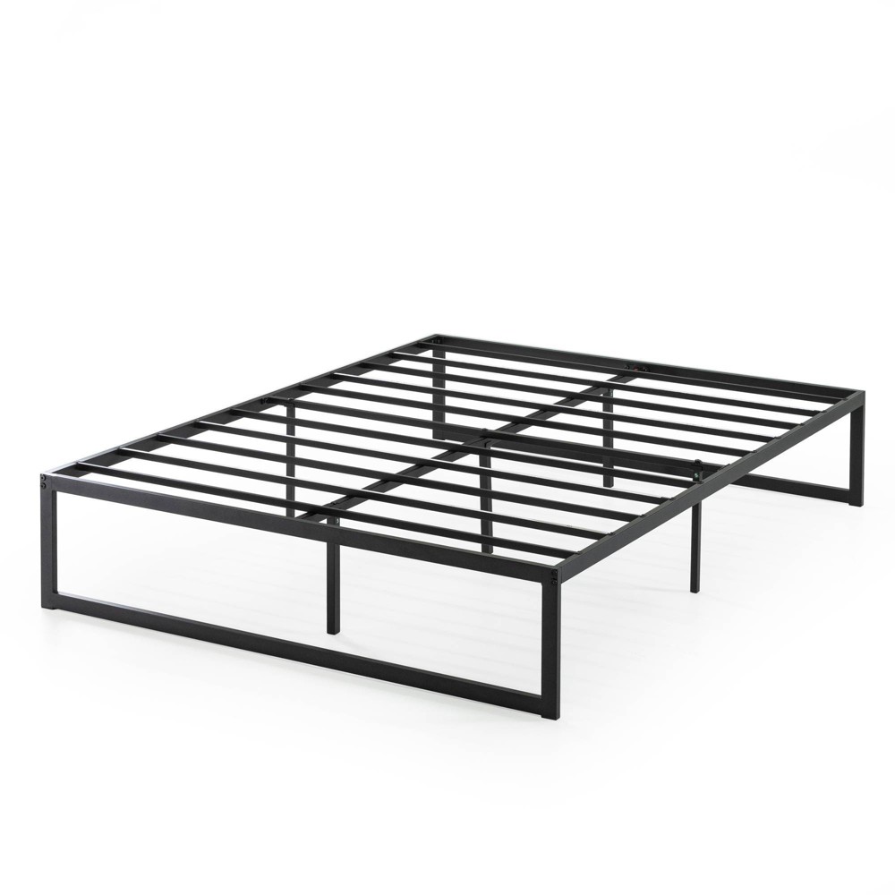 Photos - Bed Zinus Queen Abel 14" Metal Platform  Frame Black - : Quick Lock Assembly, No Box Spring Needed 