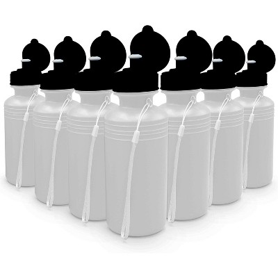 4E's Novelty Bulk Water Bottles 12-Pack 18oz – BPA-Free, Reusable Plastic Water Bottle for Kids & Adults