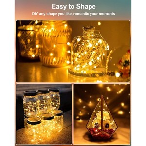 FAAYFIAN 20-Pack 3.3 ft 20-LED Mini Warm White Fairy Lights, Battery-Operated Starry String Lights for Christmas Centerpieces and DIY D¨¦cor - 1 of 4