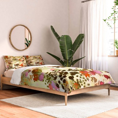 Deny Designs 3pc Full/Queen 83 Oranges Sunlit Meadow Comforter Bedding Set — фото 2