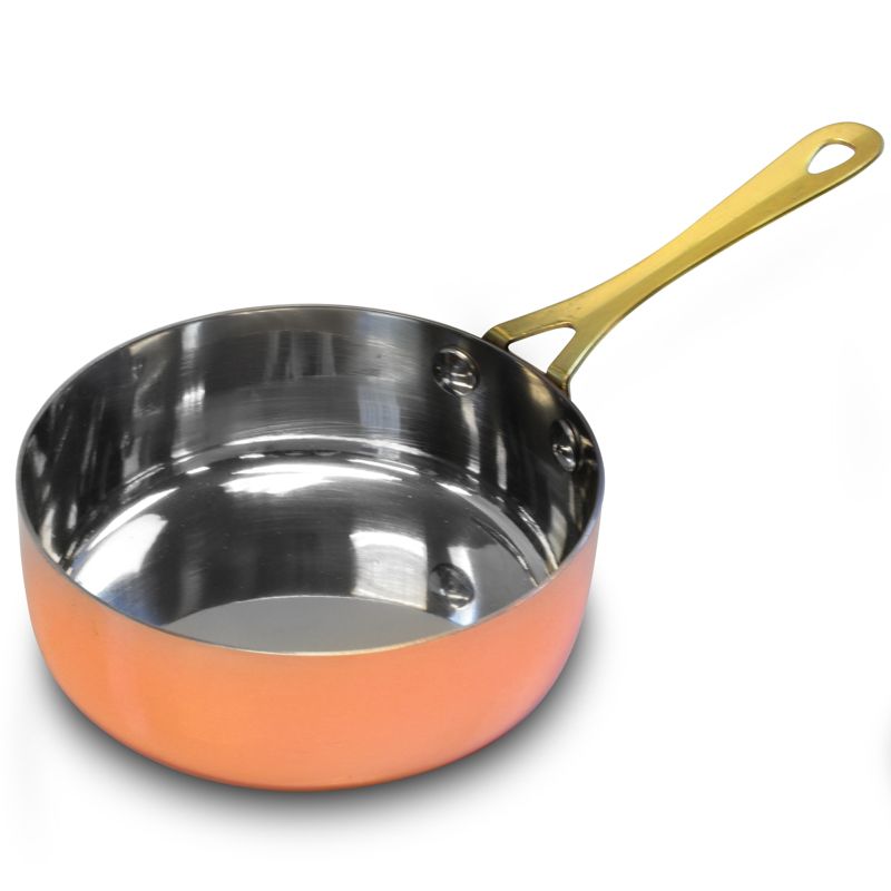 Gibson Home Rembrandt 4.7 Inch Stainless Steel Mini Frying Pan in Copper, 2 of 6