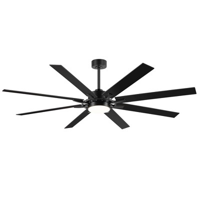 Airsurfer 72-inch 8-Blade Ceiling Fan with LED Light Kit and Remote