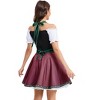 Womens Dress 1 Piece Costumes for Traditional Carnival Halloween - 2 of 4