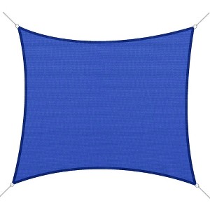 Resenkos Backyard Garden Canopy, Camping Canopy Screen Tent,16' x 20' Sun Shade Sail Canopy Outdoor Shade Sail Cloth for Patio Deck Yard, Blue - 1 of 4