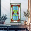 Design Toscano Red Anemone Tiffany-Style Stained Glass Window - 2 of 4