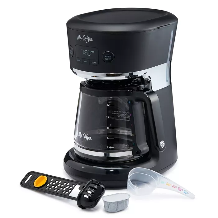 Mr. Coffee Easy Measure 12 Cup Programmable Coffee Maker - Black