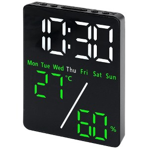 REGALWOVEN Digital Dimmable USB Charger Corded Electric Alarm Clock 3.5"Lx 1.0"Wx 4.7"H 1 Pc - 1 of 4