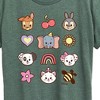 Women's - Disney Classics - Character Group With Icons Short Sleeve Graphic T-Shirt - 2 of 4