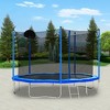 Vynxaria 12FT Trampoline for Adults & Kids with Basketball Hoop, Outdoor Trampolines w/Ladder and Safety Enclosure Net for Kids and adults - 3 of 4