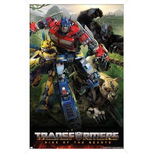Trends International Transformers: Rise of the Beasts - Big 4 Framed Wall Poster Prints - 1 of 4