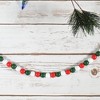 Ornativity Red and Green Wooden Bead Garland - 10' - 4 of 4