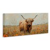 Stupell Industries Longhorn And Wildflowers Canvas Art - 2 of 4