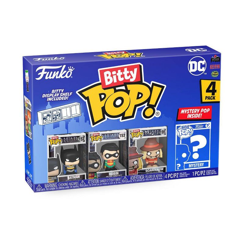 Funko POP! Bitty: DC - Batman 4pk, 1 of 9