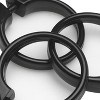 Carnation Home "Snap" Plastic Shower Curtain Hooks in Black - 3 of 3
