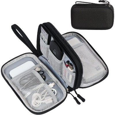 Travel Cable Organizer ,Travel Cable Pouch,travel cable case Double Layers All-in-One
