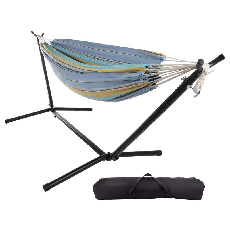 Hastings Home Double Brazilian Hammock with Stand, 1 of 6