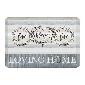 Laural Home Loving Home 20" x 30" Anti-Fatigue Kitchen Mat - 1 of 1