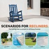 Hyleory HDPE Modern Resin Rocking Chair, Extra Wide Outdoor Adirondack Chair - 4 of 4