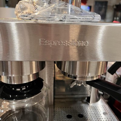 Espressione Stainless Steel outlets Machine Espresso and Coffee Maker