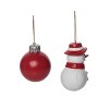 Transpac Resin Let It Snow Ornament Set of 2 Christmas Home Decorations - 2 of 2