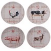 16pc Earthenware Farmhouse Dinnerware Set White - Certified International - 3 of 4