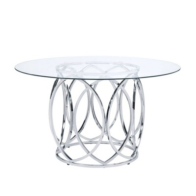 target glass dining table