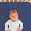The Peanutshell Woodland Animals and Nautical Fitted Crib Sheets for Boys, 8-Pack Set |Black, White, Blue - 3 of 4
