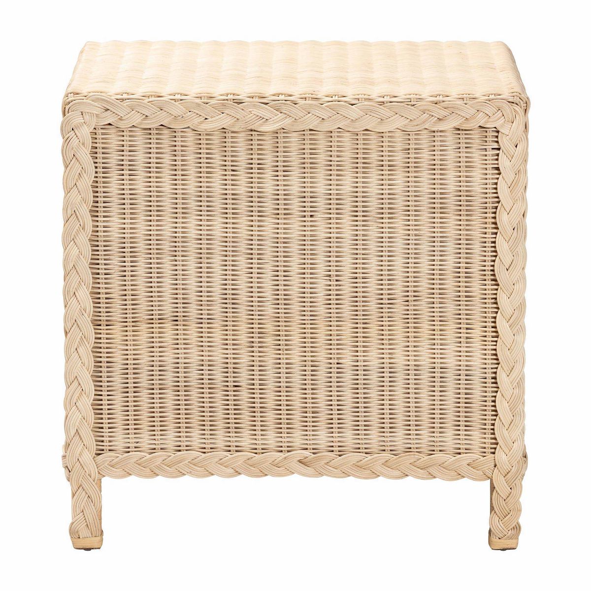 bali & pari Lanica Rattan 3 Drawer Nightstand Pale Brown - thumbnail 8