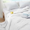 Puredown Lightweight & All-Season Organic Cotton Down Fiber Comforter, Duvet Insert Perfect for Year-Round Use - 2 of 4