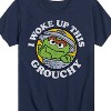 Boys' - Sesame Street - Woke Up This Grouchy Short Sleeve Graphic T-Shirt - 2 of 4