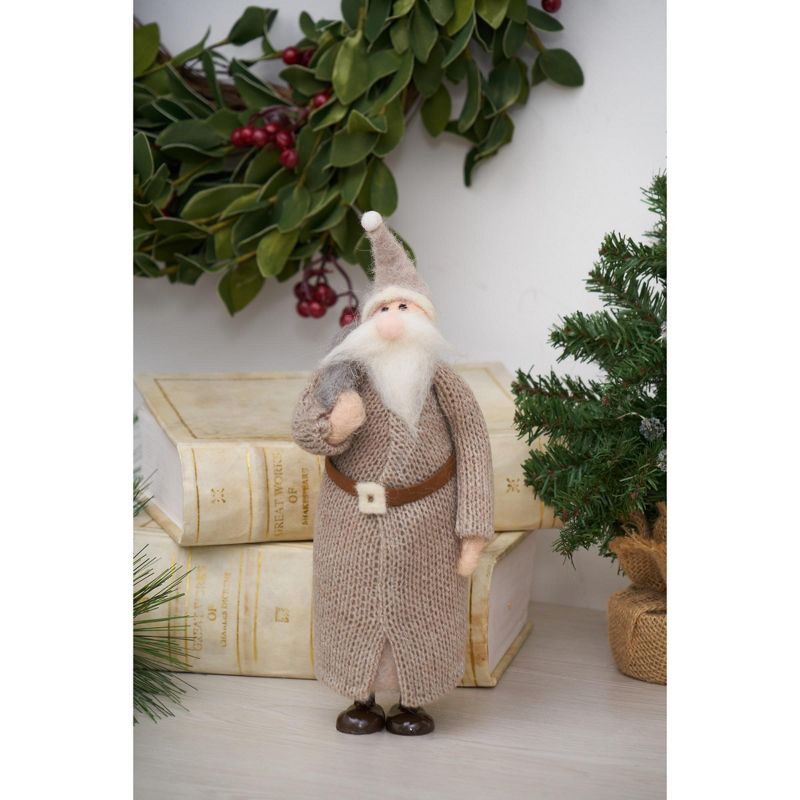 Gallerie II Grey Wool Santa, 4 of 6