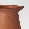 14" Ceramic Harvest Handled Vase Rust - Threshold™ - image 3 of 3