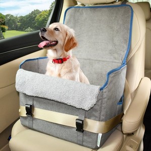 GOOPAWS Briefcase Shape Dog Car Seat for Small Dogs, Suitable for Pets Up to 25lbs, 16-in - 1 of 4