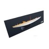 Half Hull Model Boat – Wooden Handmade Display – 12 Inch Shamrock Yacht Design By Old Modern Handicrafts - 3 of 4